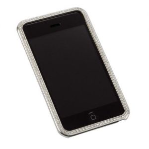  Metal frame housing iPhone 3G/3GS Swarovski Silver